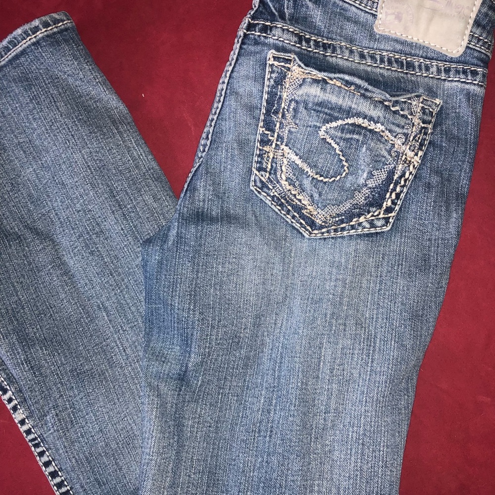Silver jeans